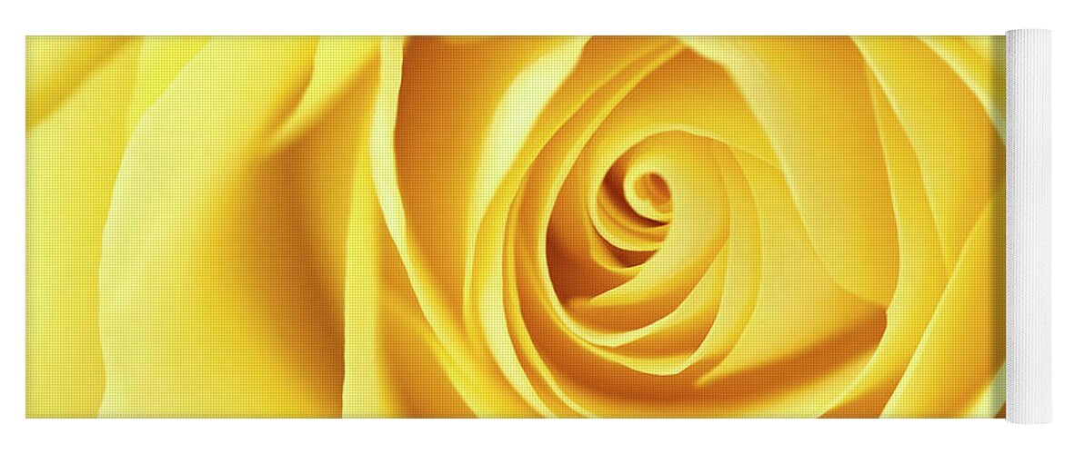 Beauty Yoga Mat featuring the photograph Yellow rose by Jane Rix