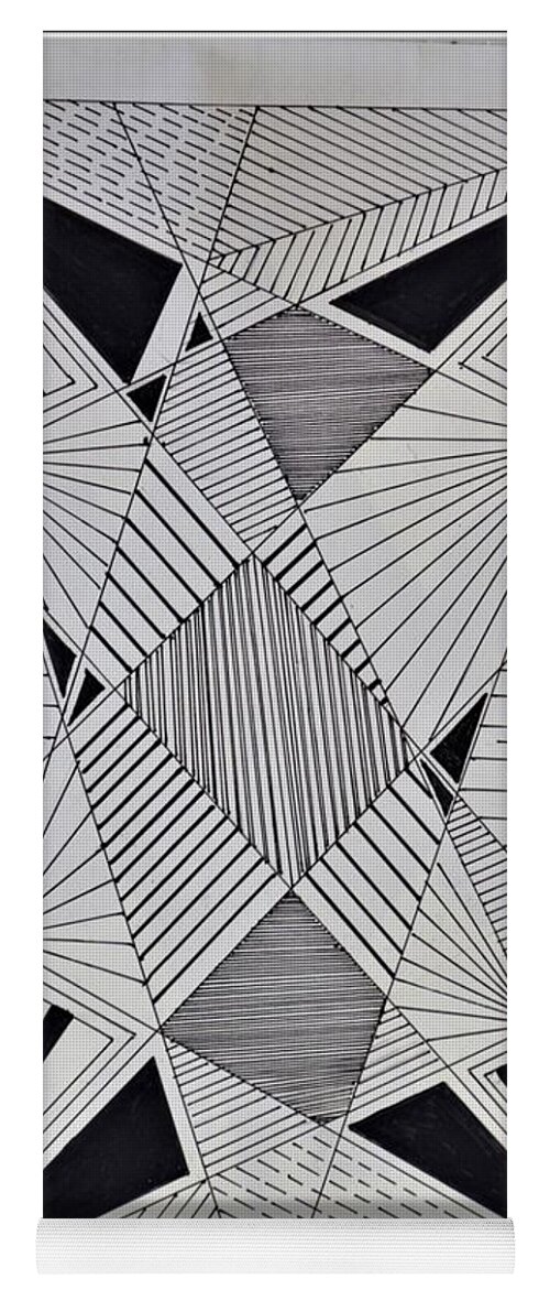 Zentangle Art Yoga Mat by Sonali Gangane - Pixels