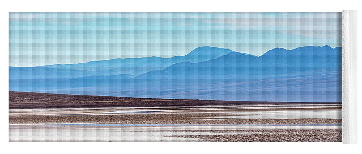 Badwater Yoga Mat featuring the photograph Zig-Zag by Peter Tellone