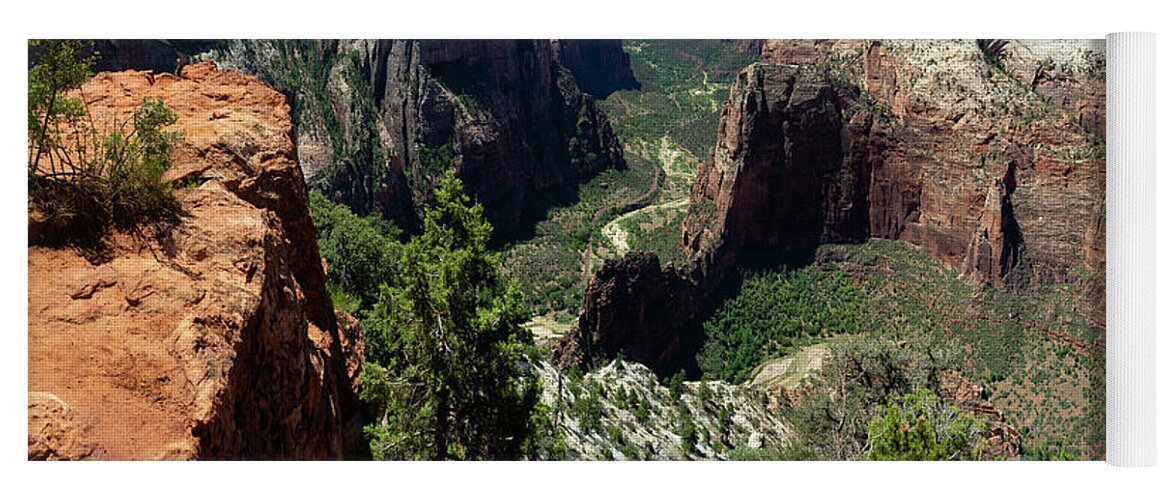 Zion Yoga Mat featuring the photograph Zion National Park VIII by Ricky Barnard