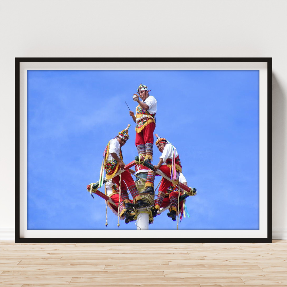 Los voladores de Papantla Poster by Camilla Fuchs - Pixels