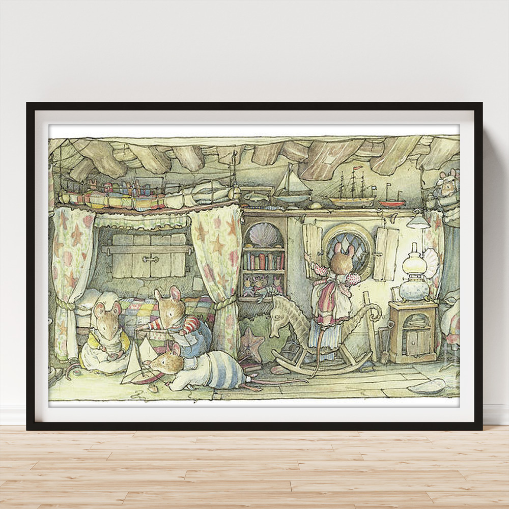 The Saltapples bedroom Drawing by Brambly Hedge - Fine Art America