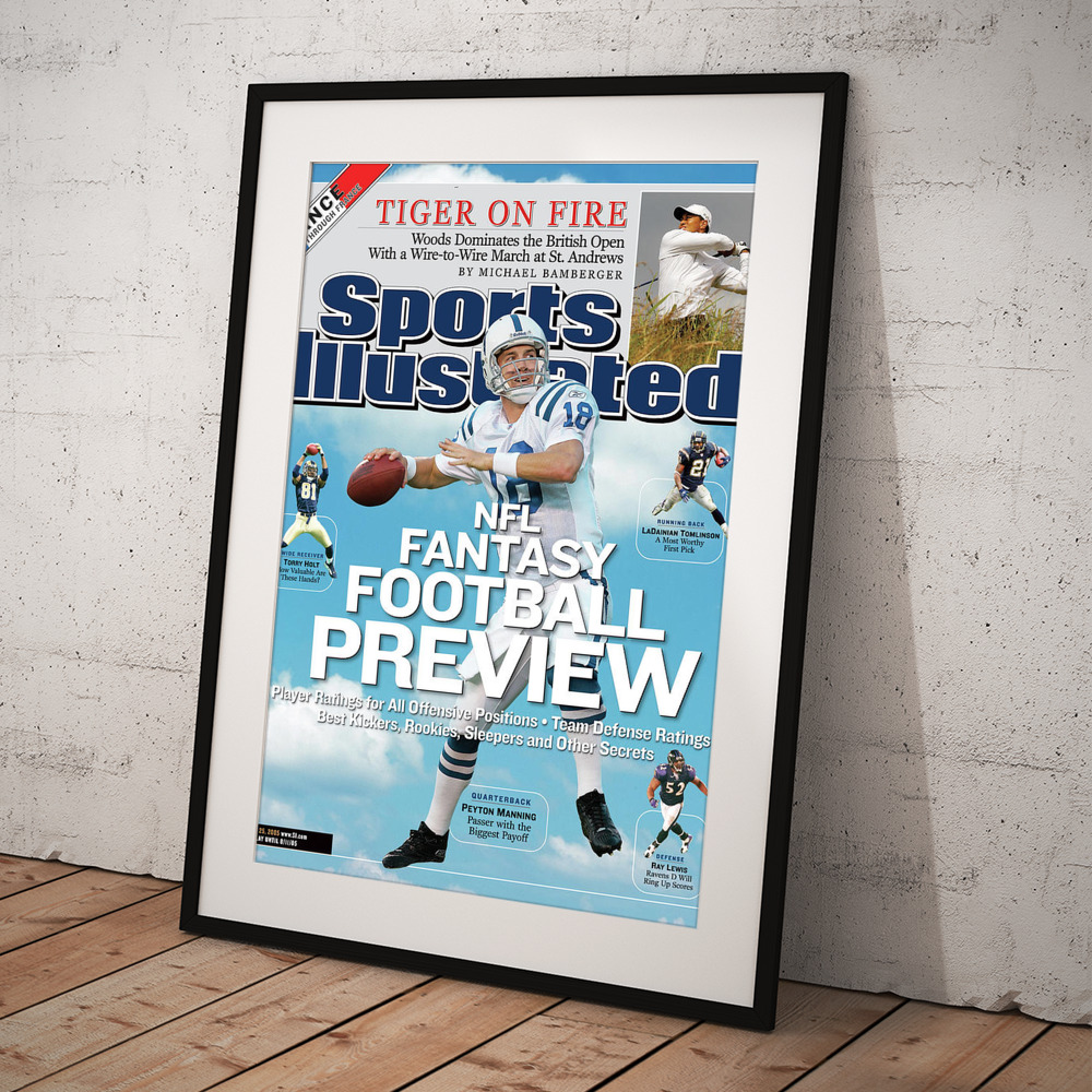 2005 Nfl Fantasy Football Preview Issue Sports Illustrated Cover 