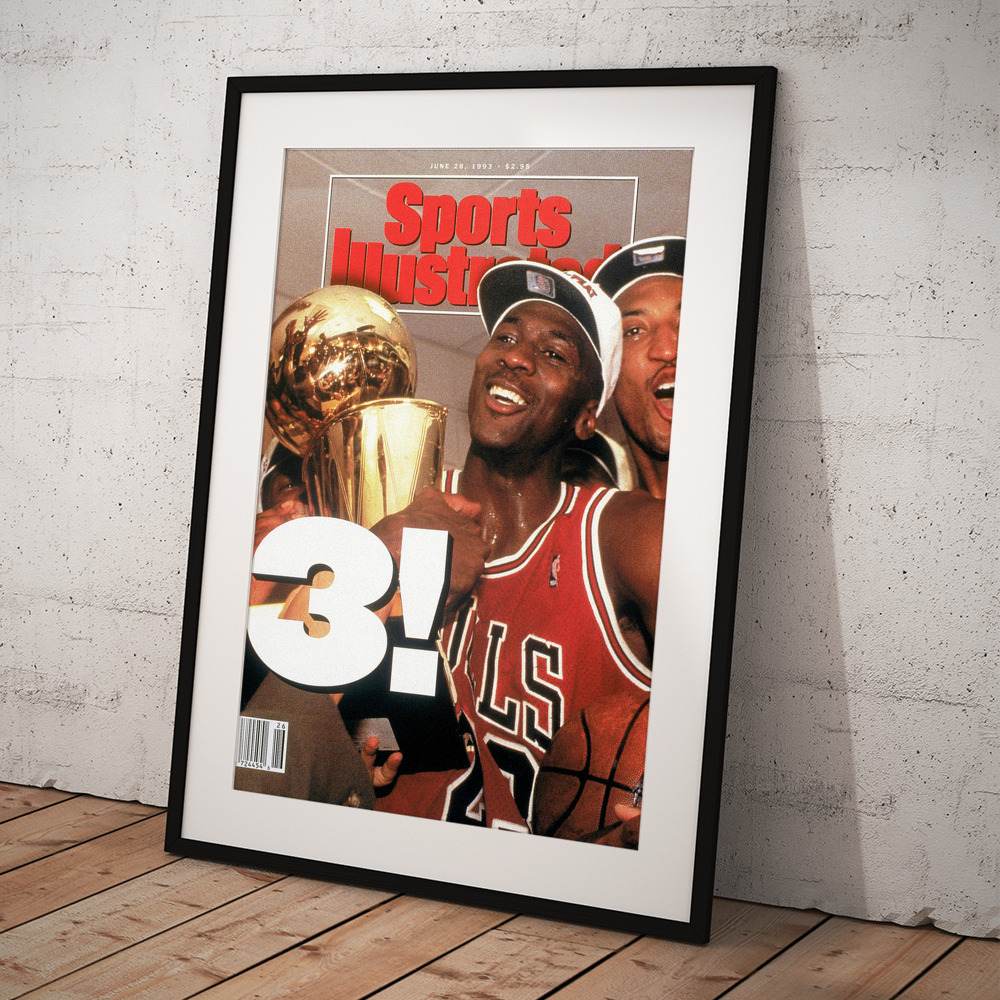 Chicago Bulls Michael Jordan, 1993 Nba Finals Sports Illustrated Cover  Poster by Sports Illustrated - Fine Art America