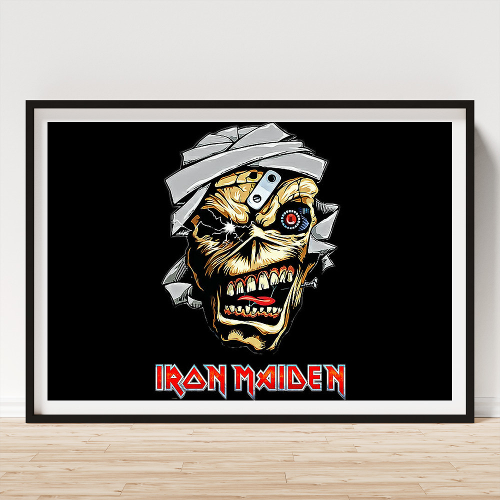 Best of Iron Maiden Band Logo Nongki #1 Poster by Marceline Aureli - Pixels