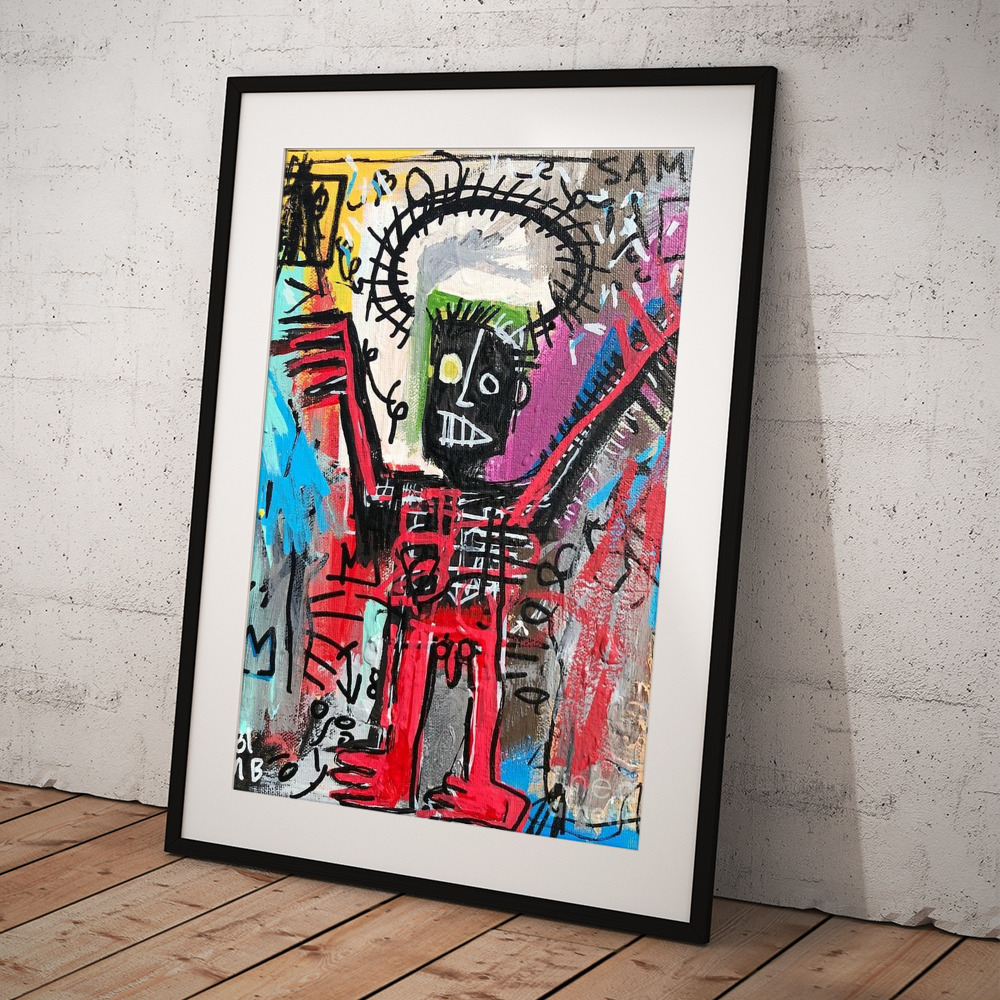 Basquiat #17 Art Print by Street Art - Pixels