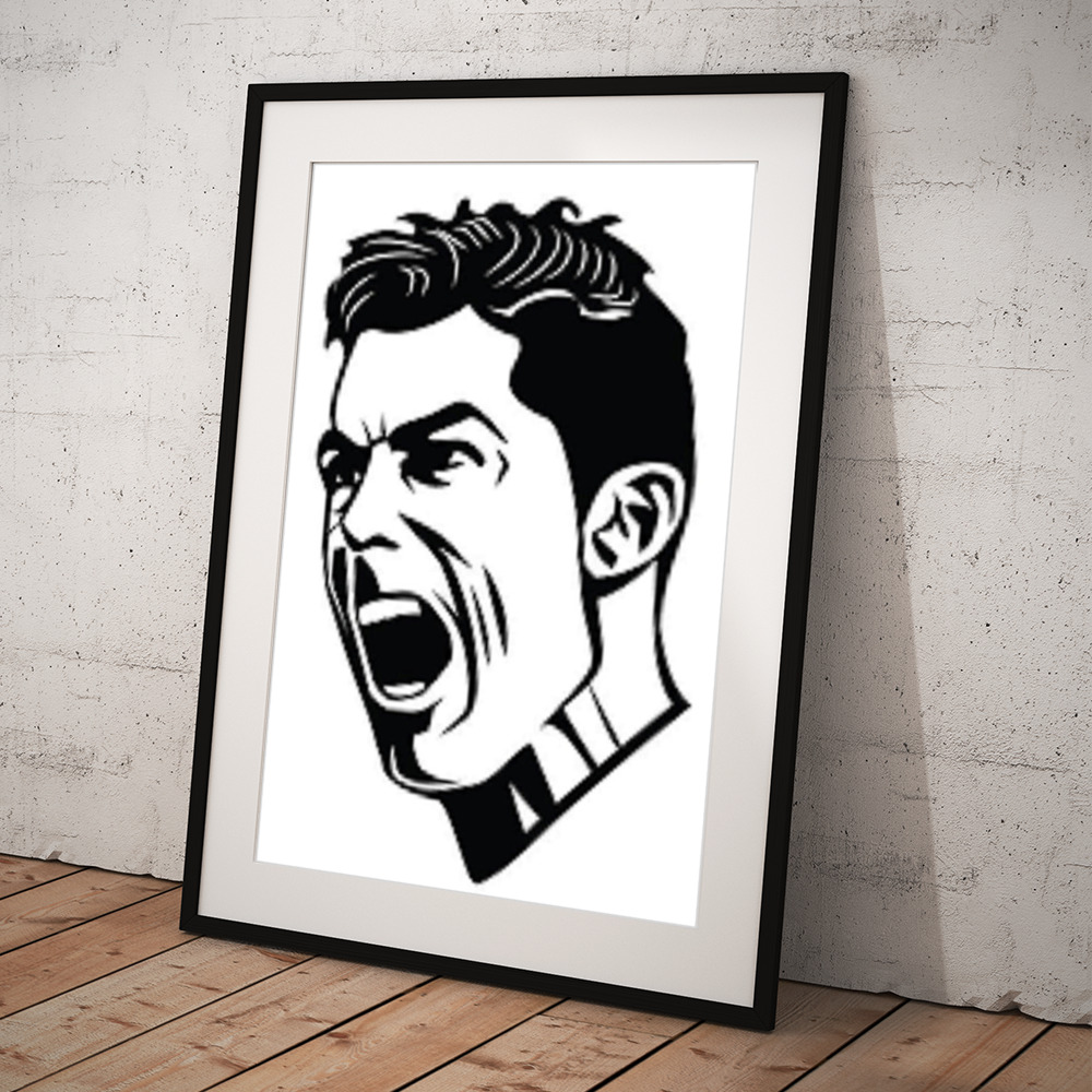Cristiano Ronaldo #16 Poster by Max Gill - Fine Art America