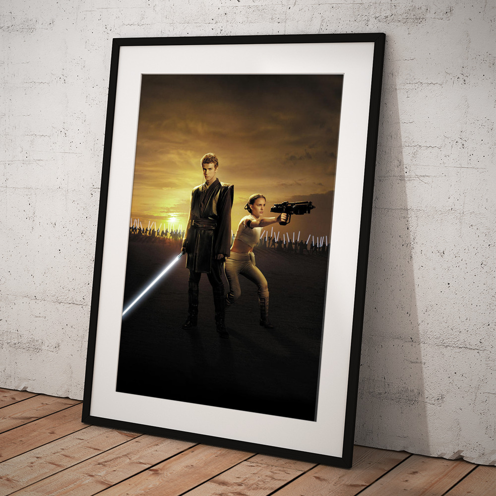 Star wars II Movie Attack Of The Clones Wall Art Home Decor - POSTER 20x30
