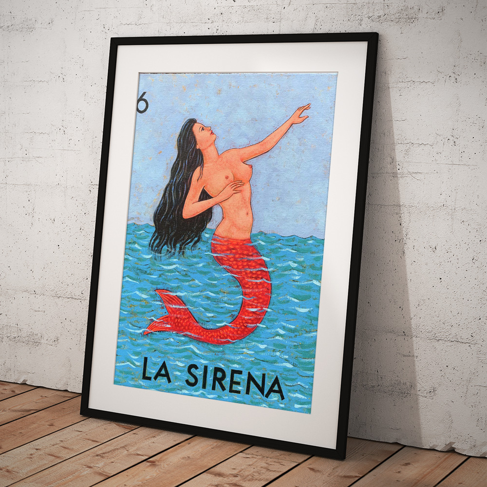 6 La Sirena Poster by Holly Wood