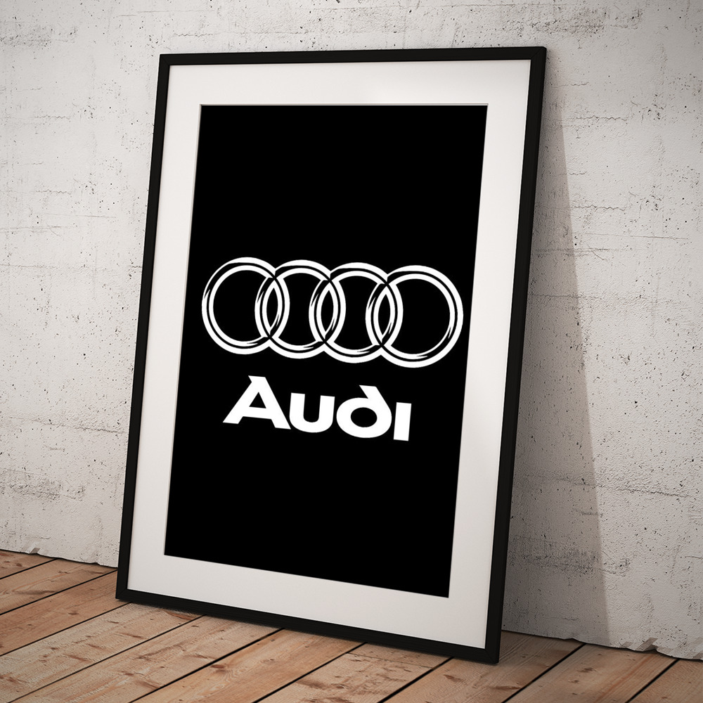 Audi Rings Emblem Poster by Josephine Alvarez - Pixels