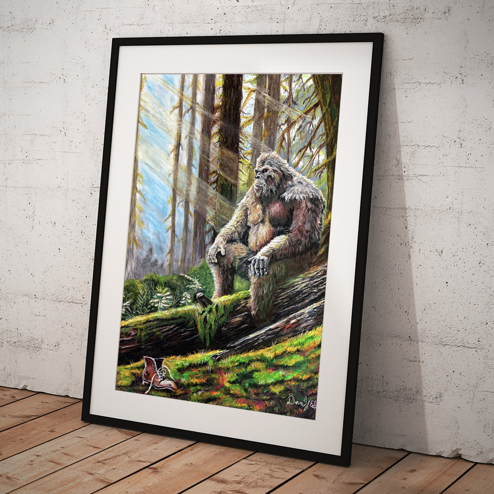 Bigfoot at Rest Art Print by Daniel Eskridge - Fine Art America