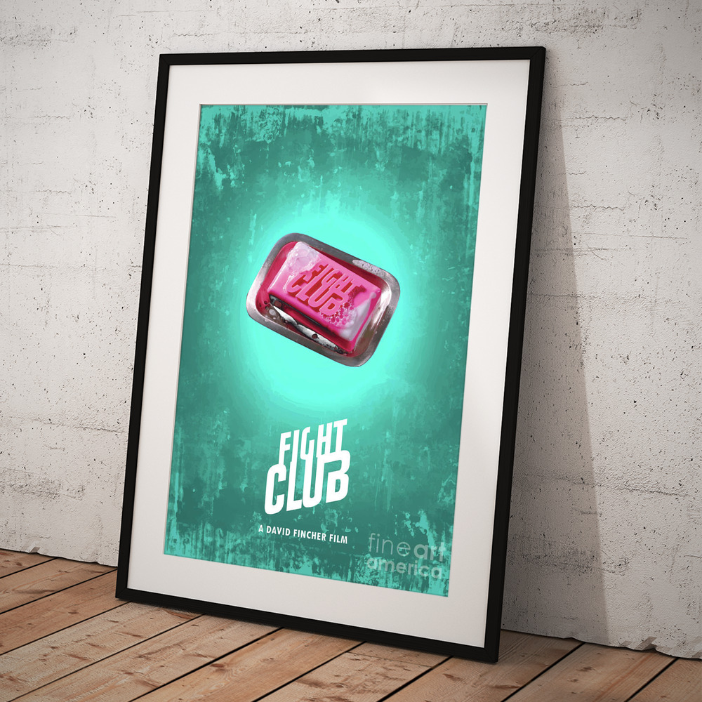 Fight Club Movie Poster Glossy High Quality Print Photo Wall Art