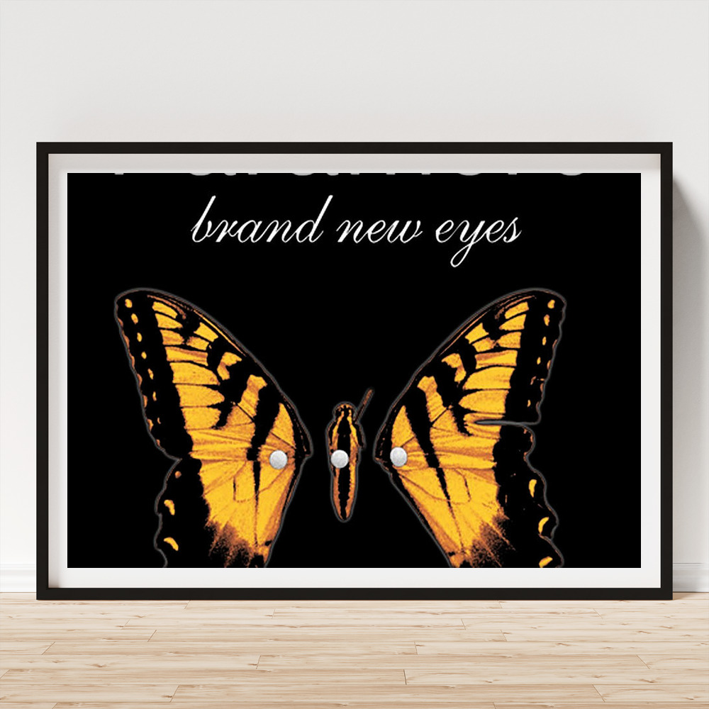 Paramore Logo Butterfly Art Print by Connor Wilson - Pixels