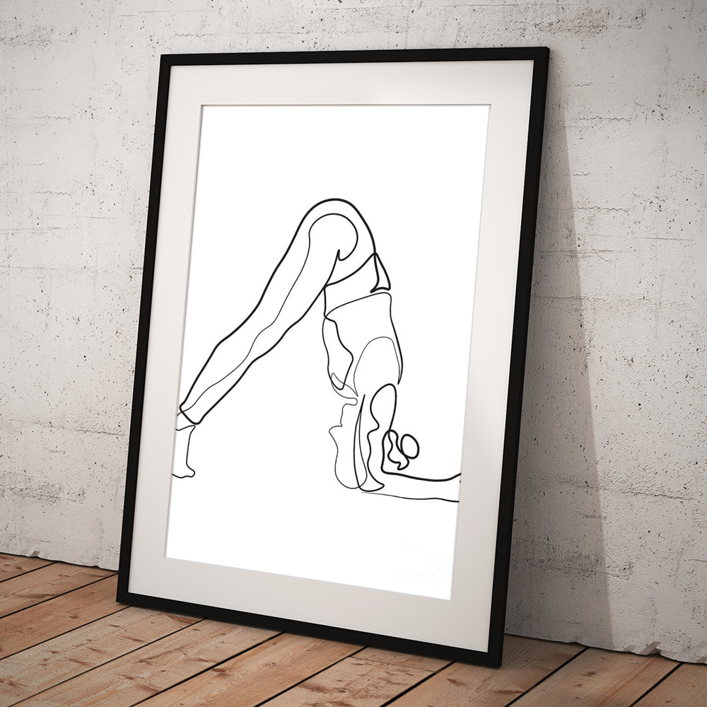 Premium Vector | Yoga girl continuous line drawing minimalist design one line  drawing of woman in yoga pose exercise