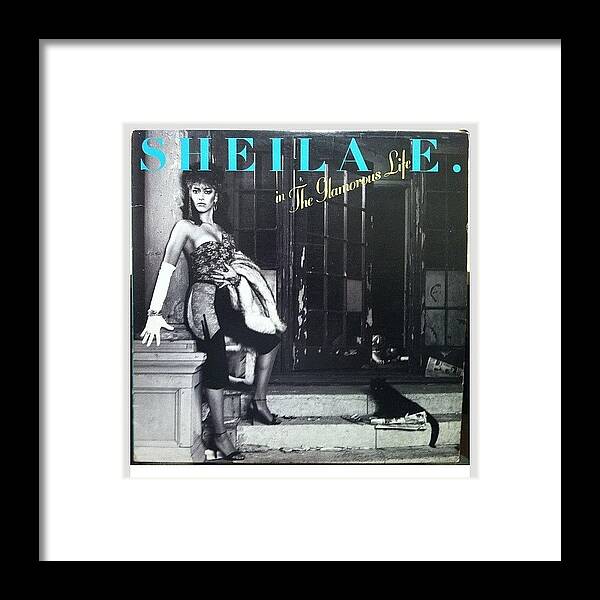 Furcoat Framed Print featuring the photograph 🙌 ❤️ Sheila E The Glamorous Life by Delia Douglas