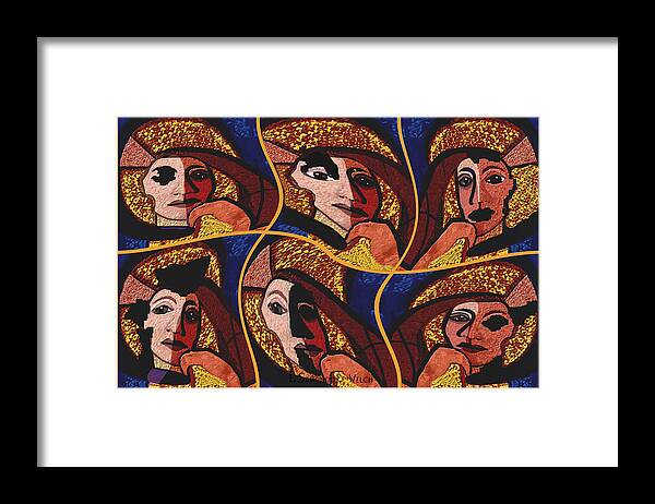 959 Framed Print featuring the painting 959 - Decomposition  by Irmgard Schoendorf Welch