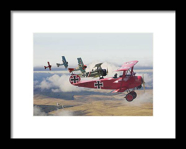 Aircraft Framed Print featuring the digital art Circus comes to Town by Pat Speirs