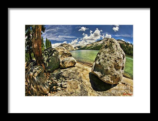  Framed Print featuring the photograph Lake Tenaya Bollder by Blake Richards