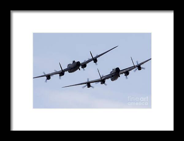 Avro Framed Print featuring the photograph Lancaster Moment by Airpower Art