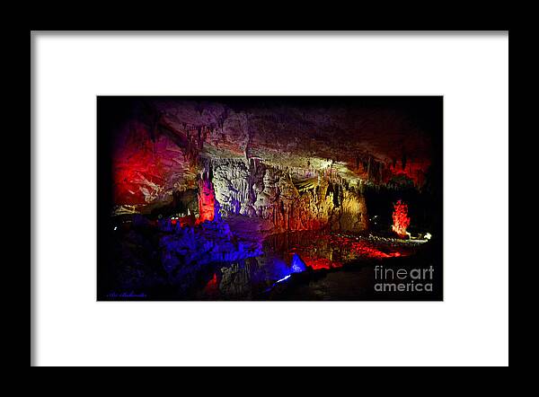 Kutaisi Framed Print featuring the photograph Prometheus Stalactite cave 07 by Arik Baltinester