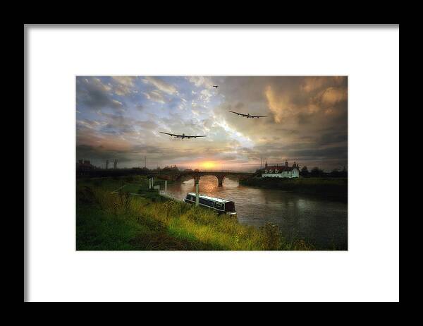 Bbmf Framed Print featuring the photograph Return to Base by Jason Green