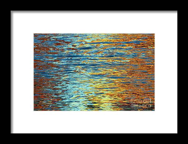 Water Framed Print featuring the photograph Thinking Of Autumn by Everette McMahan jr