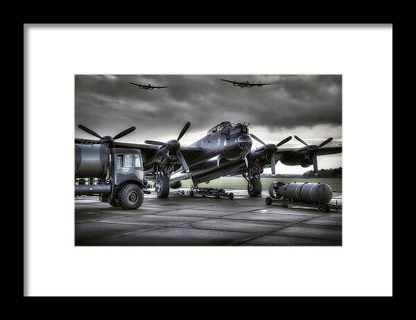 3 Lancs 2014 Framed Print featuring the photograph Three Lancs by Jason Green