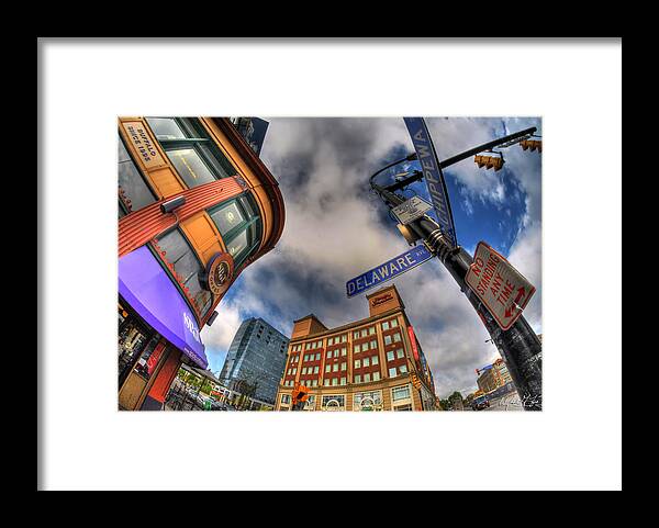 Buffalo Framed Print featuring the photograph 002 Delaware and Chipp by Michael Frank Jr