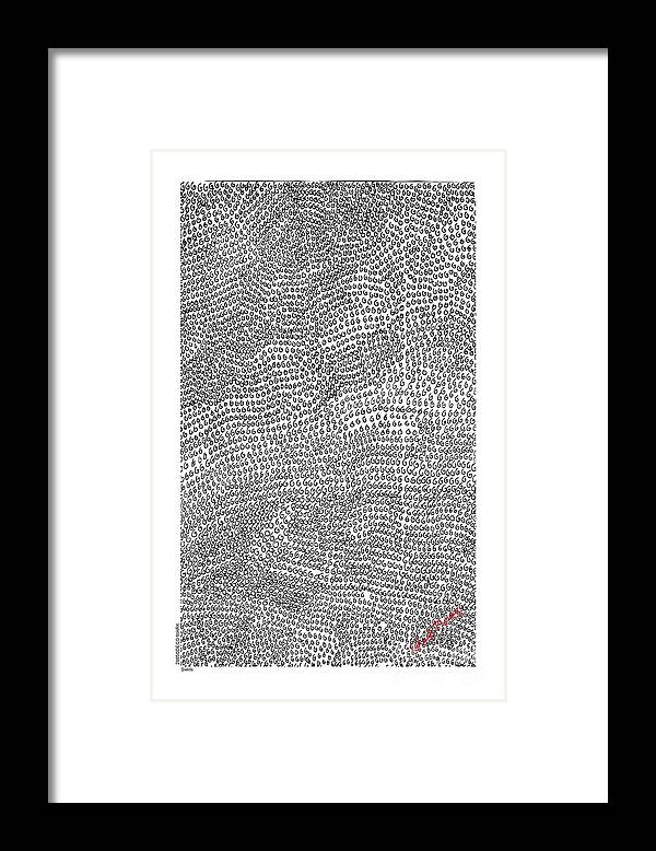 Urban Framed Print featuring the digital art 036 Swirls by Cheryl Turner