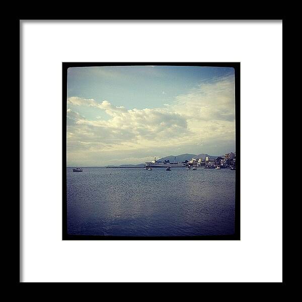 Sea Framed Print featuring the photograph Lost countries by Lefteris Sfyridis