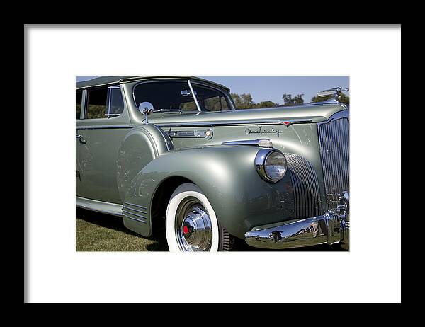 1941 Framed Print featuring the photograph 1941 Packard 160 Super Eight by Jack R Perry