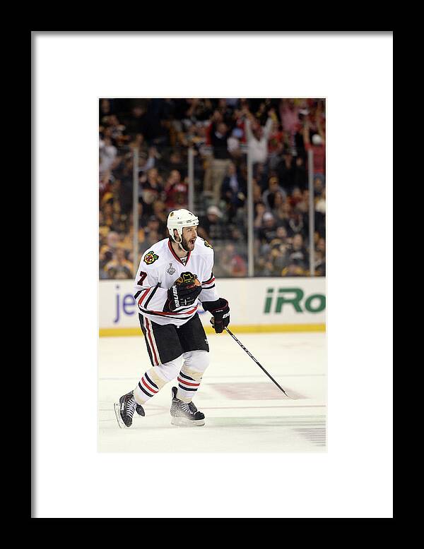 Playoffs Framed Print featuring the photograph 2013 Nhl Stanley Cup Final - Game Four #1 by Harry How