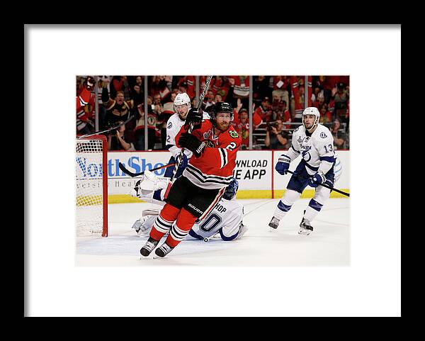 Playoffs Framed Print featuring the photograph 2015 Nhl Stanley Cup Final - Game Six #1 by Scott Audette