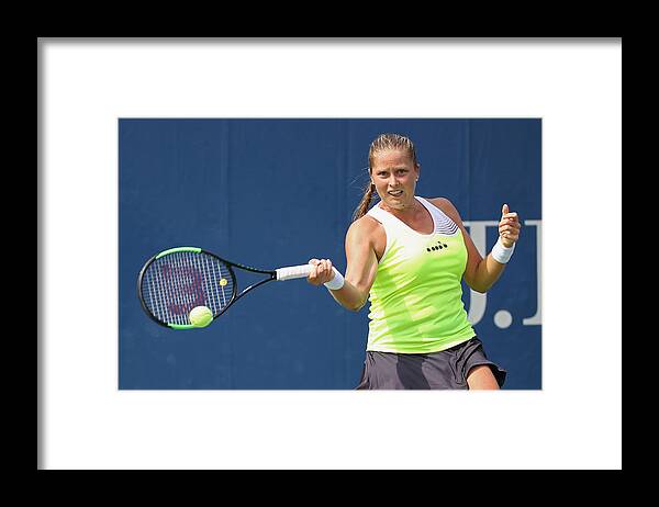 Tennis Framed Print featuring the photograph 2017 US Open Tennis Championships - Day 4 #1 by Abbie Parr