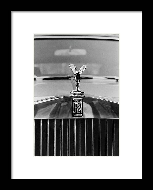 Auto Framed Print featuring the photograph A 1974 Rolls Royce by Peter Levy