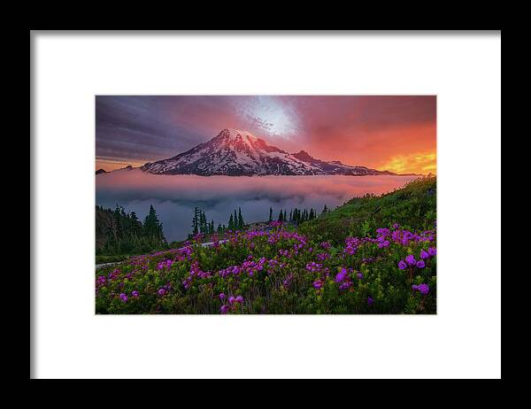 Landscape Framed Print featuring the photograph A Moment In Time #1 by Chris Moore