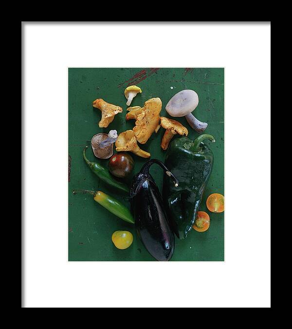 Fruits Framed Print featuring the photograph A Pile Of Vegetables by Romulo Yanes