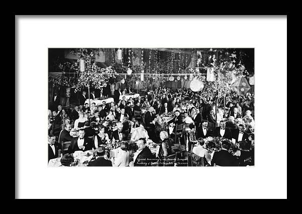 1929 Framed Print featuring the photograph Academy Awards, 1929 #1 by Granger