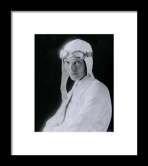 classic Framed Print featuring the photograph Amelia Earhart by Retro Images Archive