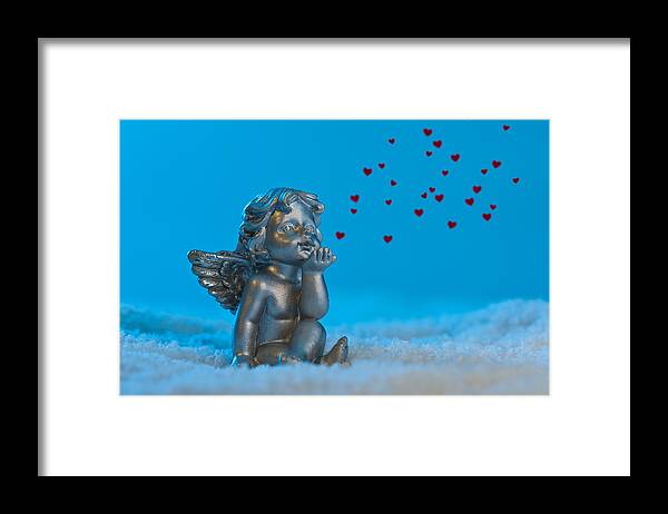 Adorable Framed Print featuring the photograph Angel #1 by U Schade