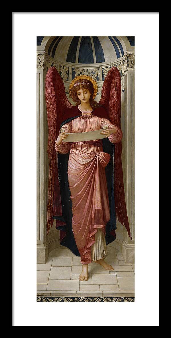Alcove Framed Print featuring the painting Angels by John Melhuish Strudwick