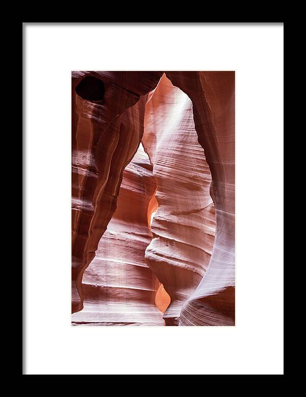 Antelope Canyon Framed Print featuring the photograph Antelope Canyon #1 by Www.marcodewaal.nl