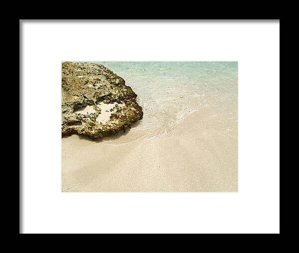 Aruba Framed Print featuring the photograph Aruba Tide #1 by Curtis Krusie