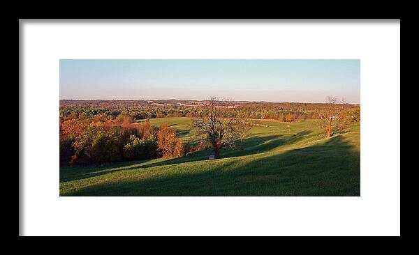 Autumn Framed Print featuring the photograph Autumn Countryside #1 by Ellen Tully