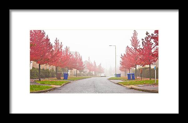 Autumn Framed Print featuring the photograph Autumn Scene #1 by Tom Gowanlock