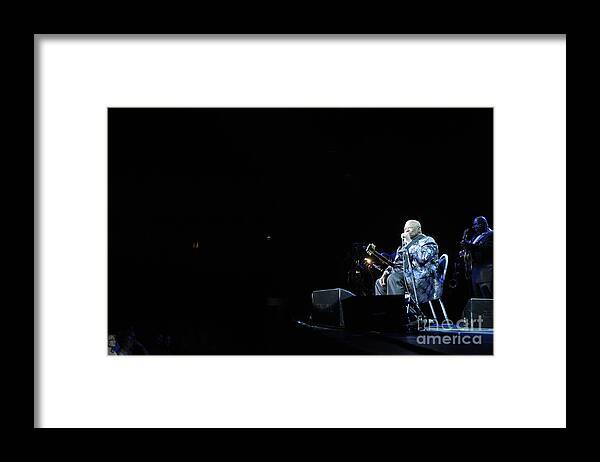 Riley B. King Framed Print featuring the photograph B B King #5 by Jenny Potter