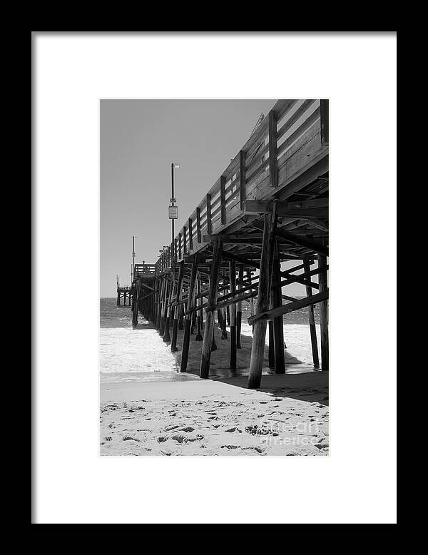 Into The Ocean Framed Print featuring the photograph Balboa Pier #2 by Ana V Ramirez