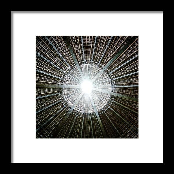 Circle Framed Print featuring the photograph Bamboo Sun #2 by Natasha Marco