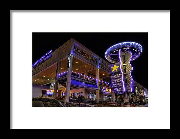 Bayou Place Framed Print featuring the photograph Bayou Place #1 by Tim Stanley