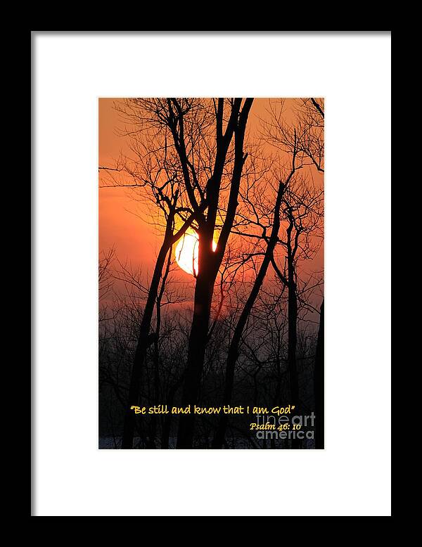 Sunrise Framed Print featuring the photograph Be Still #1 by Rick Rauzi
